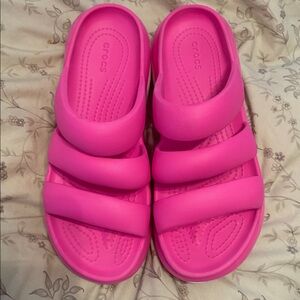 Crocs Mega Crush Triple Strap Sandal - Pink Crush